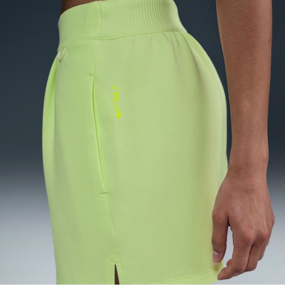 Nike Bright Lime Women's Athletic Shorts - Picture 5 of 5